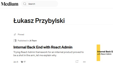 Link to Medium